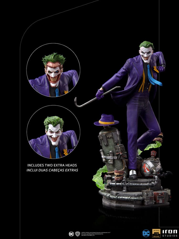 DC Comics JOKER DELUXE Limited Edition 1:10 Art Scale Statue by