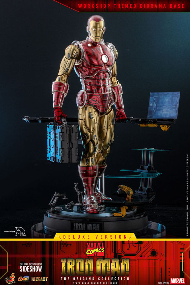 ホットトイズ　アイアンマン オリジンズコレクション デラックスバージョン iron-man-