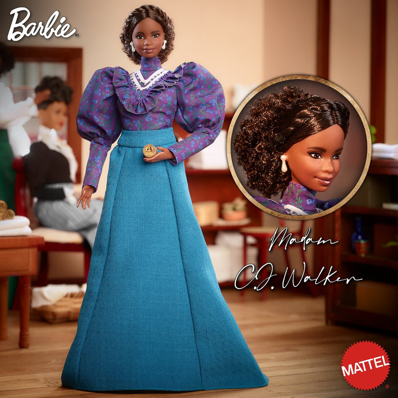 Barbie Signature Inspiring Women Madam C.j. Walker Collector Doll : Target