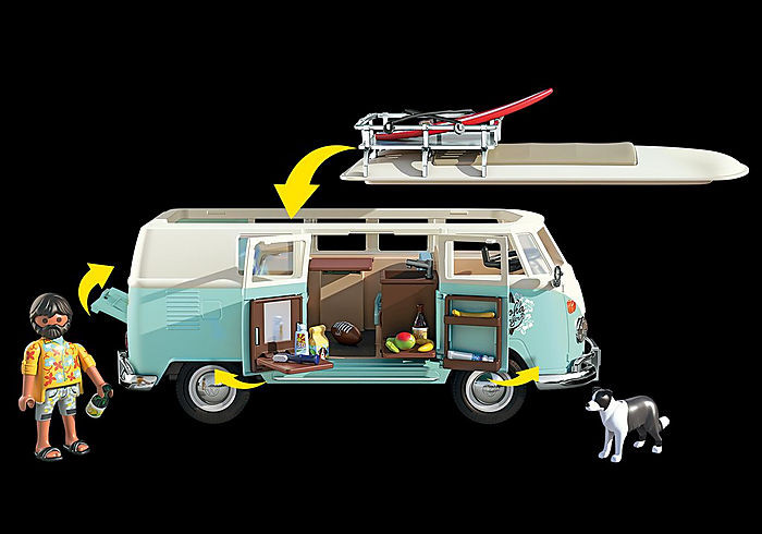 Playmobil Limited Volkswagen T1 Camping Bus Special Edition (Blue VW