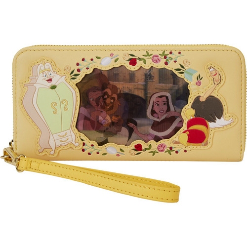 Beauty and The Beast BELLE LENTICULAR WRISTLET WALLET by LOUNGEFLY (LFWDWA2663)