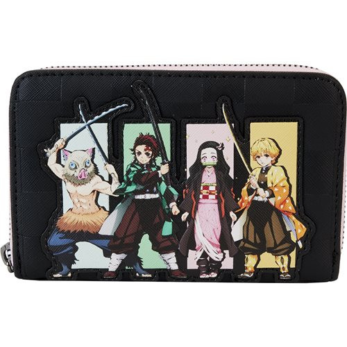 Demon Slayer Group Zip-Around WALLET by LOUNGEFLY