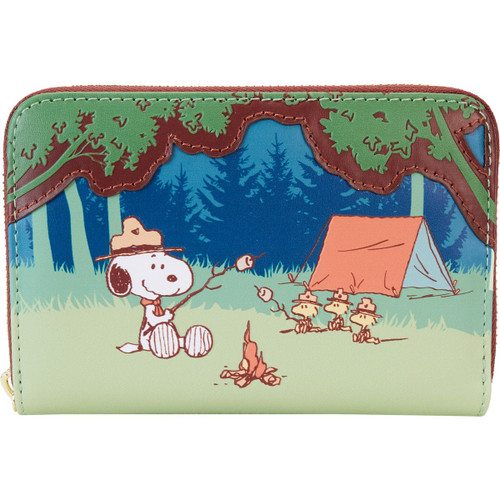 2024 Peanuts Beagle Scouts 50th Anniversary Zip-Around Wallet by Loungefly