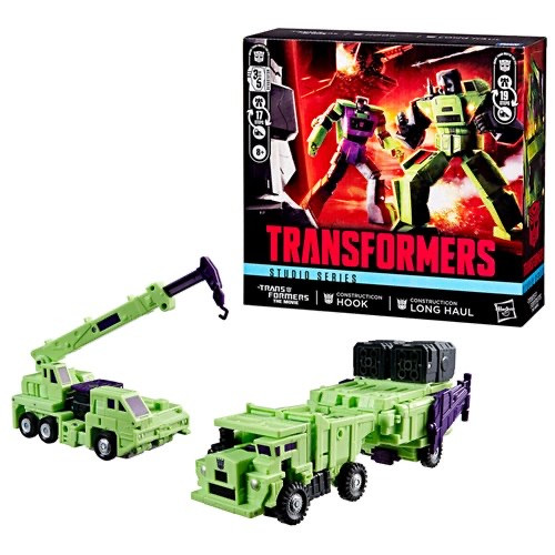 Transformers Studio Series 86 Transformers: The Movie Constructicon Long Haul & Constructicon Hook Action Figure by Hasbro Transformers Studio Series 86 Transformers: The Movie Constructicon Long Haul & Constructicon Hook Action Figure by Hasbro