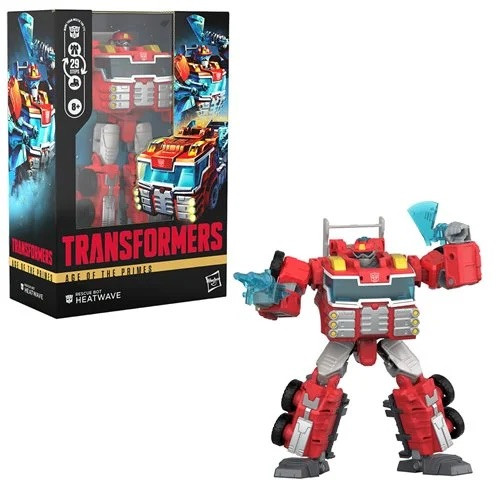 Transformers Age of the Primes Voyager Class Rescue Bots HEATWAVE Action Figure by Hasbro Transformers Age of the Primes Voyager Class Rescue Bots HEATWAVE Action Figure by Hasbro