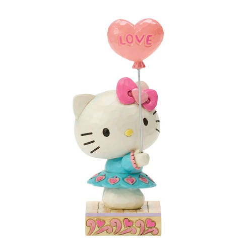 Sanrio HELLO KITTY with Valentine's "BALLOON" 5" Resin Figurine by Jim Shore