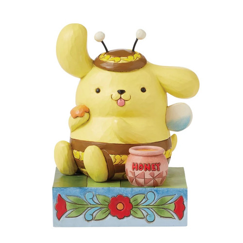 Sanrio HELLO KITTY "POMPOMPURIN BUMBLEBEE" 4.7" Resin Figurine by Jim Shore
