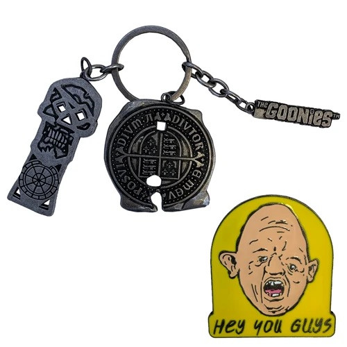 The Goonies Collector Home System Key Chain and Pin Gift Set