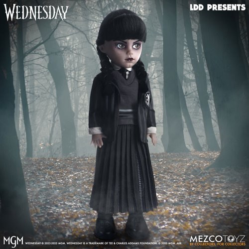 LDD Presents WEDNESDAY ADDAMS 10-Inch Doll in NEVERMORE ACADEMY UNIFORM (2026) by Mezco_NRFB