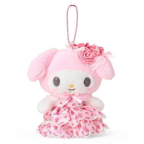 My Melody PINK LADY KEYCHAIN w MASCOT PLUSH (Lady My Melody Series) by Sanrio Original Japan (2026)