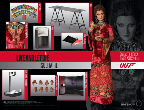 SOLITAIRE in LIVE AND LET DIE (Jane Seymour) 1:6 Scale BIG CHIEF Figure_BCJB0011