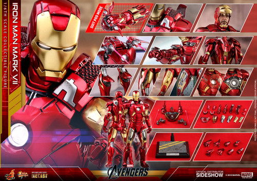 Avengers IRON MAN MARK VII 1:6 Scale Figure by HOT TOYS