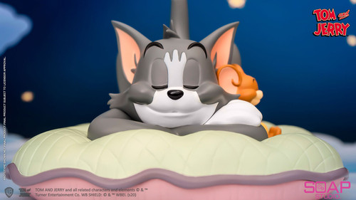 TOM and JERRY "SWEET DREAMS" 9" Cartoon Statue/Figure by Soap Studios