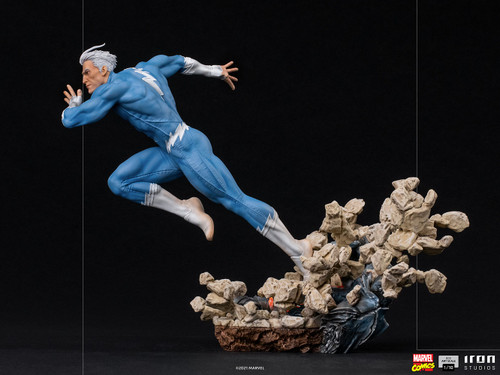 Marvel Comics X-MEN QUICKSILVER 1:10 Art Scale BDS Statue by Iron Studios (Limited Ed)