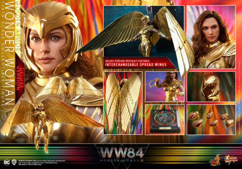 Wonder Woman 1984 GOLDEN ARMOR WONDER WOMAN (DELUXE) Sixth Scale Figure by Hot Toys MMS578