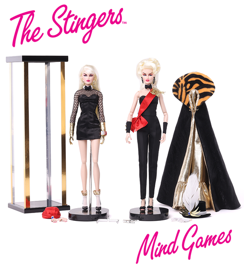 Mind Games Ingrid "Minx" Kruger™ and Phoebe "Rapture" Ashe™ Two-Doll Gift Set The JEM AND THE HOLOGRAMS® Collection by Integrity