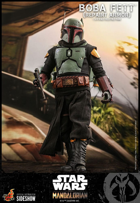 BOBA FETT (REPAINT ARMOR) Temuera Morrison Sixth Scale 1:6 Figure by HOT TOYS TMS055