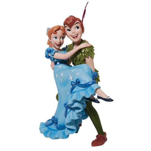Peter Pan "PETER PAN & WENDY DARLING" Disney Showcase Collection  8.2" Resin Figurine
