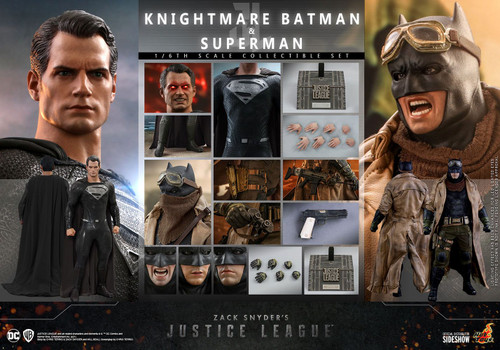 Jack Synder's Justice League KNIGHTMARE BATMAN AND SUPERMAN Sixth Scale 1:6 Figure Set by HOT TOYS TMS038 (908013)