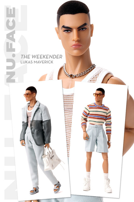 FR The Weekender Lukas Maverick® Mini Gift Set 2021 NU. Face® Collection Exclusive Doll (82149)