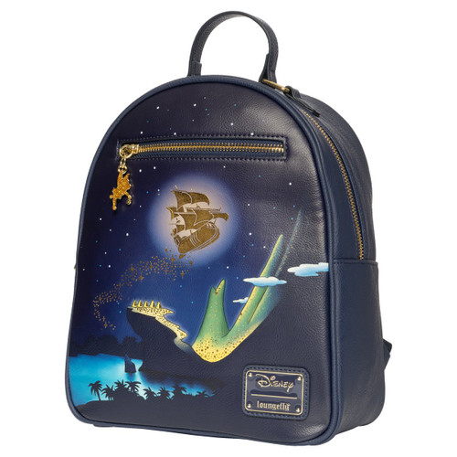 Disney 2022 PETER PAN in NEVERLAND with FLYING JOLLY ROGER Mini-Backpack EXCLUSIVE by LOUNGEFLY