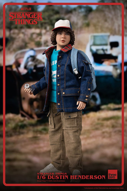 Stranger Things "DUSTIN HENDERSON" Sixth Scale 1:6 Collectible Figure by Threezero 3Z02800