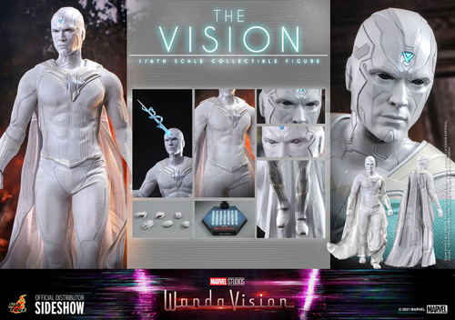 Marvel’s WandaVision THE VISION (WHITE) 1:6 Sixth Scale Figure by Hot Toys TMS054 (908787)