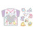 Sanrio Original 2023 CHARACTER SUMMER T-SHIRT STICKERS D736 by Sanrio 93382-1 (933821)