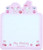 MY MELODY STICKY NOTE PAD (30 Sheets) by Sanrio Originals Japan