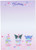 KUROMI MEMO PAD (8 Designs, 104 Sheets, Bonus Stickers) by Sanrio Originals Japan
