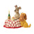 Disney Traditions Lady And The Tramp BELLA NOCHE Spaghetti Scene 6” LIGHT-UP Figurine by Jim Shore
