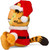 Stuffed GARFIELD as SANTA 7.5" PHUNNY PLUSH by Kidrobot/Neca