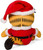 Stuffed GARFIELD as SANTA 7.5" PHUNNY PLUSH by Kidrobot/Neca