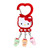 SANRIO ORIGINAL: Besties/Best Friends Forever Series 3.5" CARABINER KEYCHAIN: HELLO KITTY Japan (2026)