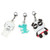 SANRIO ORIGINAL: Besties/Best Friends Forever Series 3.5" CARABINER KEYCHAIN: HELLO KITTY Japan (2026)