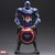 CAPTAIN AMERICA Marvel Universe Variant BRING ARTS 7" Action Figure Tetsuya Nomura Design 