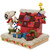 Peanuts Christmas Snoopy and Woodstock "DECKING THE DOGHOUSE" 5.2" Figurine by Jim Shore