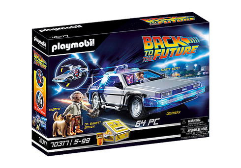 Back to the Future DeLorean TIME MACHINE #70317 by Playmobil - O'Smiley's  Dolls & Collectibles, LLC