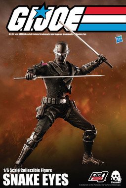 SNAKE EYES G.I. Joe ARAH Sixth Scale 1:6 Figure by Threezero