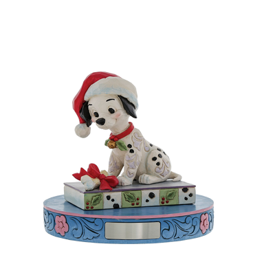 Jim Shore Disney Traditions Lucky Christmas 101 Dalmatians (6010877)