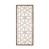 Damask Wood Panel Geometric Wall Decor