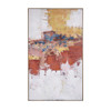 Tribeca Hand Embellished Abstract Framed Canvas Wall Art