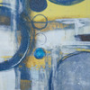Blue Bliss Abstract 5 Piece Gallery Framed Canvas Wall Art Set
