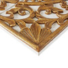 Gold Medallion 3 Piece Dimensional Resin Canvas Wall Art Set