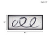 Abstract Ambit Framed Glass Wall Art