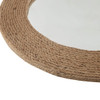 Cove Natural Jute Rope Round Wall Mirror 26"