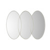 Eclipse Trio Wall Mirror Antique Silver