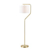 Aster Angular Arched Metal Floor Lamp Gold