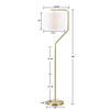 Aster Angular Arched Metal Floor Lamp Gold