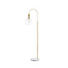 Auburn Arched Floor Lamp with Marble Base